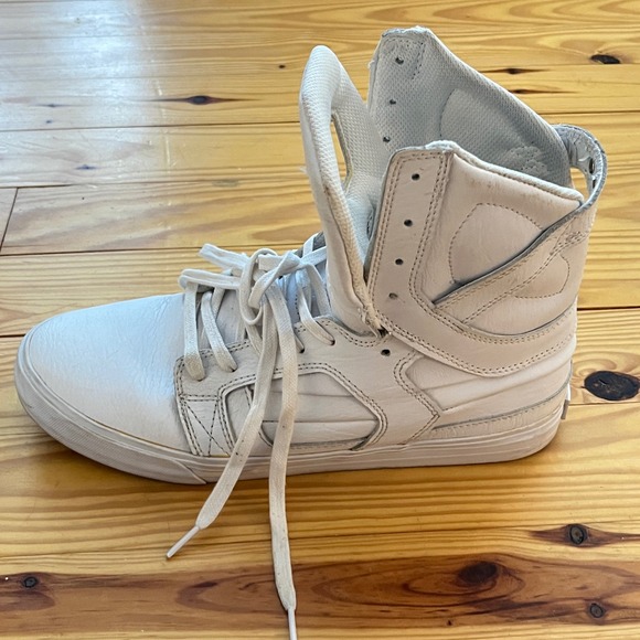 Supra Skytop II Chad Muska 002 Mens 10 White Leather High Top Sneakers S01060 - Picture 10 of 16
